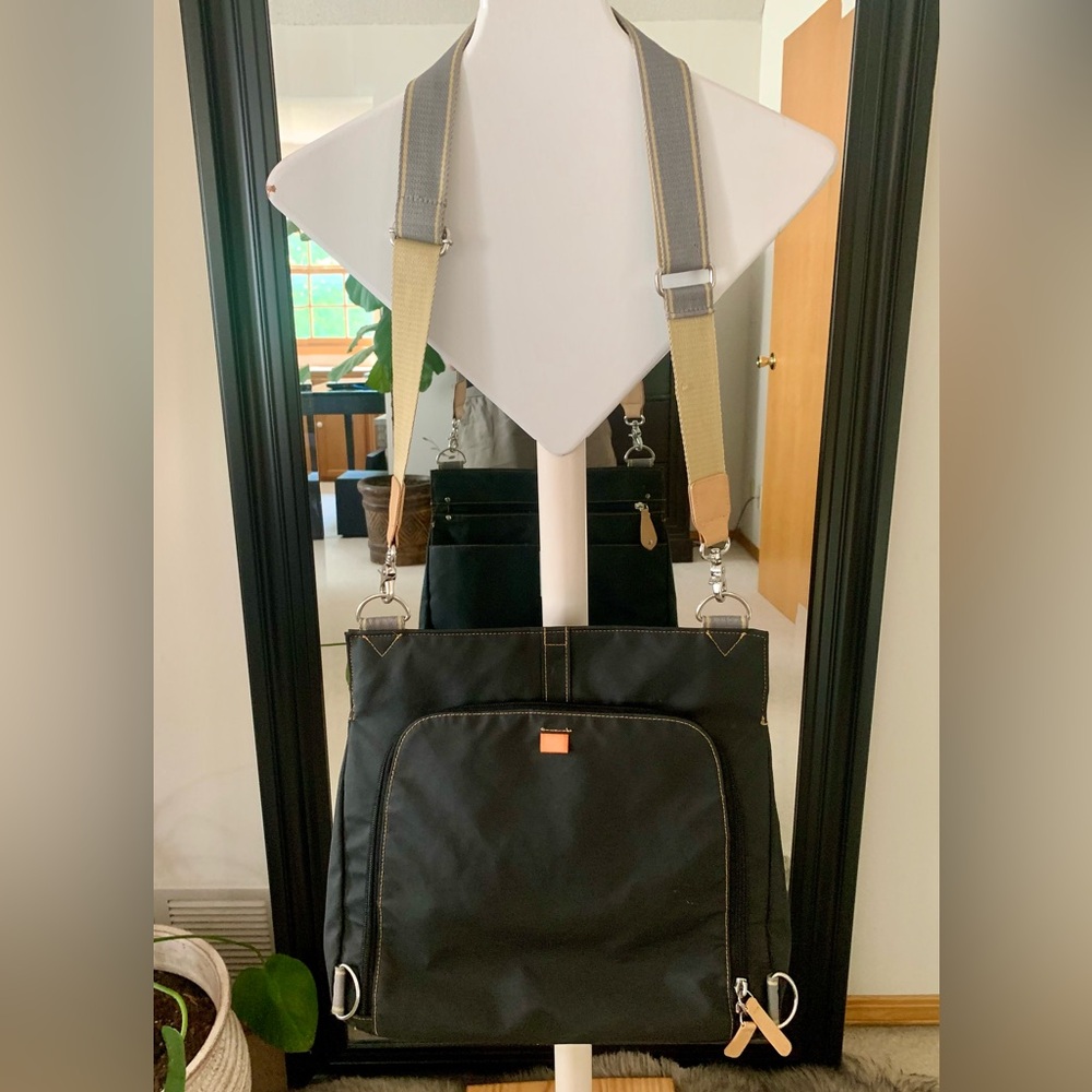 Pacapod Black Diaper Bag